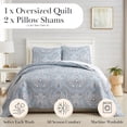 thumbnail image 2 of Pure Melody Printed Quilt Set by SouthShore Fine Linens, 2 of 7