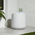 thumbnail image 1 of South Shore Dalya Round Outdoor Side Table, in White, 1 of 9