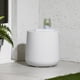thumbnail image 2 of Mesa lateral redonda para exterior color Blanco , South Shore Furniture, 2 of 5