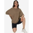 thumbnail image 4 of Women's Plus Size T Shirts Oversized Tees Summer Half Sleeve Crew Neck Tunic Tops, 4 of 6