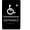 Black, variant on ADA CENTRAL SIGNS - 6"X9" Entrance Left Sign with Arrow - ADA Compliant Tactile Graphics Grade 2 Braille Text Wall Signs – Wheelchair Accessible Entry Sign for School, Office, Business, and Apartment