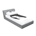 thumbnail image 2 of Ambesonne Black White Fitted Sheet & Pillow Sham Set, Dog Horse Friend, Twin, Black White, 2 of 2