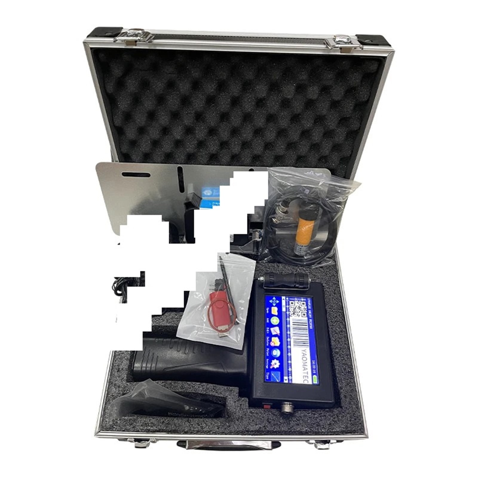 12.7mm Variable QR Bar Batch Code Date Number Expiry Date Label Portable Hand Jet Handheld Thermal Inkjet Printer ,Widely Use