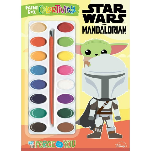 Star Wars the Mandalorian: May the Force Be with You: Paint Box Colortivity (Paperback)