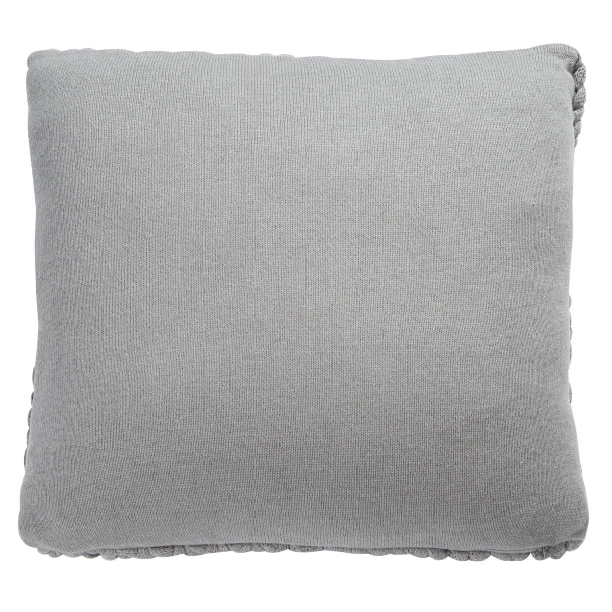 SAFAVIEH Adalina Solid Knitted Accent Pillow, 20" x 20", Grey - image 3 of 3