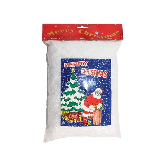 Artificial Snow Powder For Winter Crafts Scene Decoration 7.76Oz White Coarse Snow For Christmas Village Snowballs Gift Box Table Decor Photography Props
