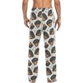 thumbnail image 2 of HPINK-T Rottweiler Dog Men's Pajama Pants Soft Comfy Sleep Lounge Pants Pjs Bottoms with Pockets, 2 of 7