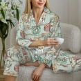 thumbnail image 6 of Sikiie Cute Owl Women's Long-Sleeve Shirt and Full-Length Bottom Pajama Set (s-xxl)-Medium, 6 of 7