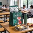 thumbnail image 6 of PYURTEP Lunch Bag, Cartoon Animal Insulated Lunch Box with Handle, Waterproof Stain Resistant Food Storage Bag for School Office Picnic Camping, 6 of 6