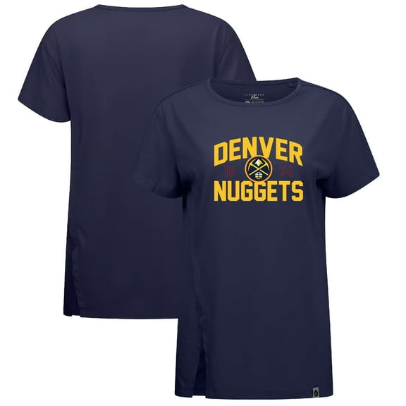 Women's Levelwear Navy Denver Nuggets Influx T-Shirt