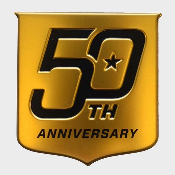 MasterCraft Boat Raised Emblem Decal 750239 | 50th Anniversary Shield Sticker