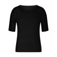thumbnail image 3 of Mens Summer Tops V Neck Summer Blouses for Men 2025 Plus Size Shirts for Men Dressy Casual Plus Size Yoga Tops Woman Crop Summer Button Boho Top, 3 of 5