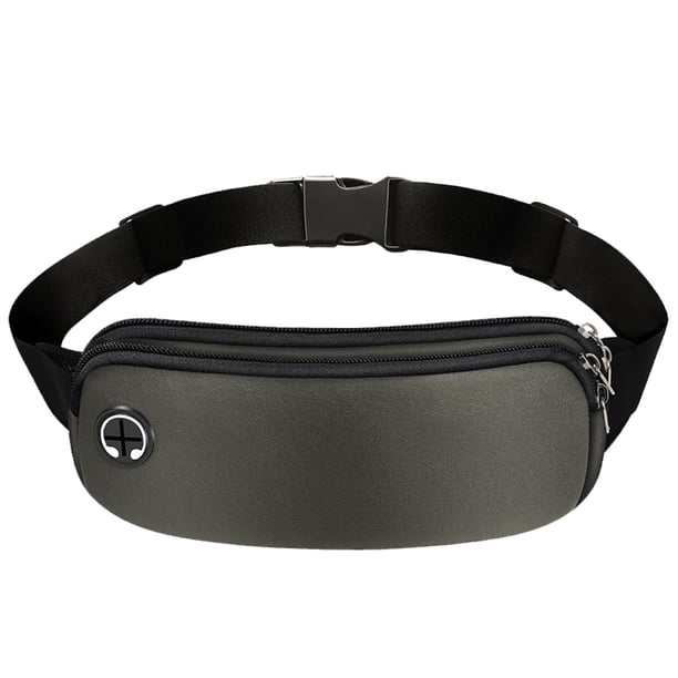 Bolsa para botella de agua deportiva, riñonera antirrobo, impermeable, de nailon resistente, para correr, gimnasio, actividades al aire libre, con bolsillo para teléfono, multifunción, para