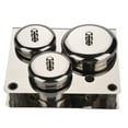 thumbnail image 1 of 3pcs en Acier Inoxydable Nail Art Mini Poudre & Liquide Set Boîtes de Rangement Outils de Manucure Compacts, 1 of 14
