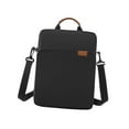 thumbnail image 1 of Esquirla Tablet Single Shoulder Bag Carrying Case Protective Smoothly Zipper Oxford Cloth L Black, 1 of 8