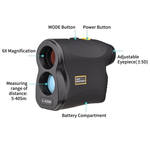 Kitchen Appliances Measure Distance Measure Hunting Range Finder Rangefinder for Hunting Golf Scan Fog and Speed Mode Outdoor Wild Distance Measuring Hunt Rangefinder