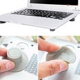 thumbnail image 3 of facefd 4 Pieces Laptop Stand Cooling Suction Cup Pad Notebook Heat Reduction Cooler Feet Computer Accessories for Home, 3 of 5