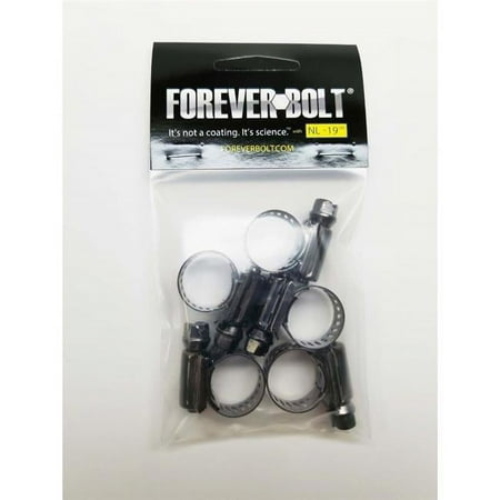 UPC: 0030656003629 | Foreverbolt 4000264 0.43 in. to 25-32 in. SAE 6 Mini Clamp Black Hose Clamp Stainless Steel Band