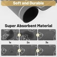 thumbnail image 4 of Non-Slip Pet Feeding Mats - 19.69 x 11.8 Inches Waterproof Cat Bowl Mat Absorbent Protect Floors Cat Accessories for Food and Water, 4 of 6