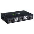 thumbnail image 1 of Conmutador KCEVE KC-KVM201 USB3.0/para conmutador KVM HD 2 en 1 de salida Compatible con resolución de hasta 3840*2160@30Hz Conmutación con un solo botón Amplia compatibilidad, 1 of 8