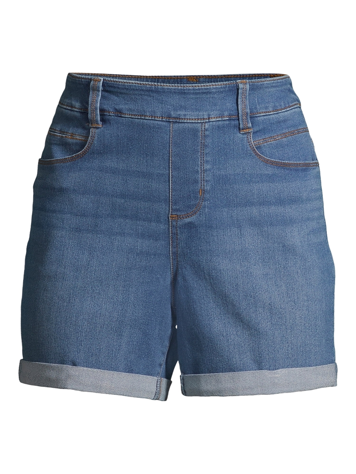 Time and Tru Women's Pull-On Shorts