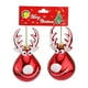 thumbnail image 3 of Decoraciones navideñas Decoraciones de diseño de escena de alce Colgantes para árboles de Navidad Colgantes de techo de plástico Bolas colgantes 2 alces rojos Material: ANGGREK Otros, 3 of 8