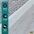thumbnail image 6 of M-D Building Products 66084 2 in. x 36 in. Polished Aluminum Carpet Trim w/ Screw Nails, 6 of 8