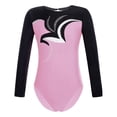thumbnail image 3 of Alvivi Kids Girls One Piece Gymnastics Ballet Dance Leotard Long Sleeve Bodysuit Dancewear Pink 12, 3 of 7