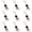 Black, variant on Movable Skull Metal Keychain Articulated Skeleton Key Ring, Funny Pendant Key Holder for Car Keys Bags Backpacks, Spooky Halloween Gift for Keychain Collection 3PC
