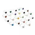 thumbnail image 4 of 1pc Adjustable Chakra Crystal Ring Gemstone Mini Round Beads Quartz Jewerly Gift, 4 of 4