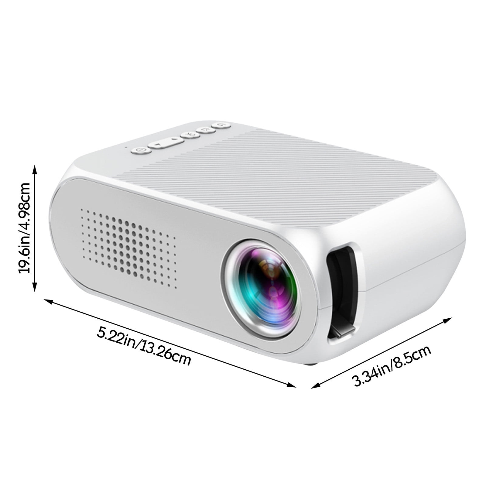 Mini Projector - 1080P Full HD Supported YOTON Portable Projector Y3 Gift  for