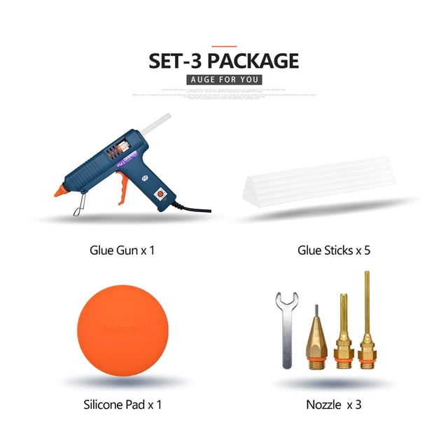 150W Hot Glue Gun Tool Kit Temperature Adjustment Silicone Gun Use 11mm Glue Sticks Pure Copper Nozzle For Arts, Crafts Industrial Use, Decoration ,Fast Preheating