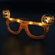 thumbnail image 2 of Gafas de fiesta con cabezas de calabaza de Halloween con luz LED intermitente, 2 of 4