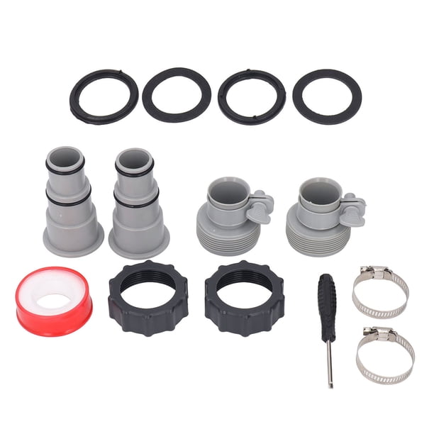 Kit Convertidor De Adaptador De Manguera, Adaptador De Manguera Roscado De Tamaños Estándar Para Mangueras De 1,5 Y 1,25 Pulgadas Para De Sal De Generador