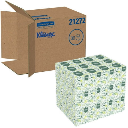 - Kimberly-Clark Professional, 21272, Kleenex Softblend Two-Ply White Facial Tissue, 95 sheets, 36 ct