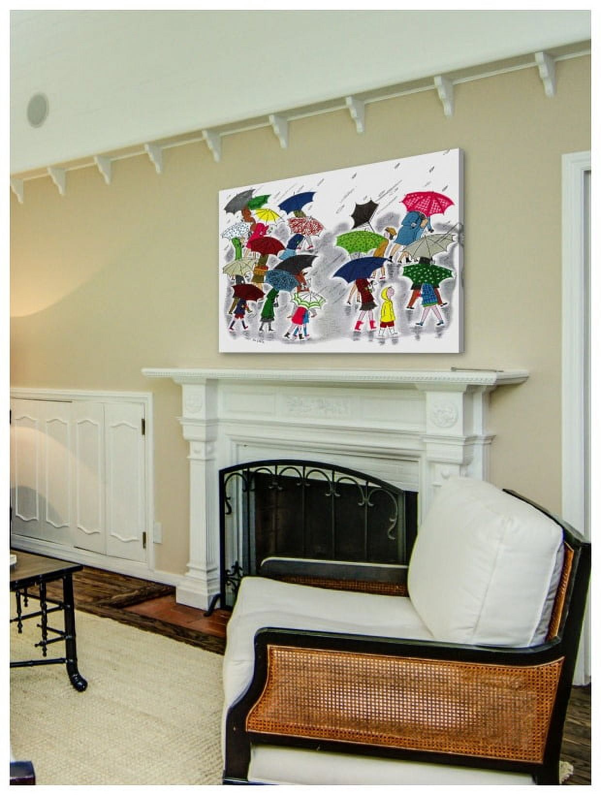 Marmont Hill "Rainy Day" by Curtis Painting Print on Canvas