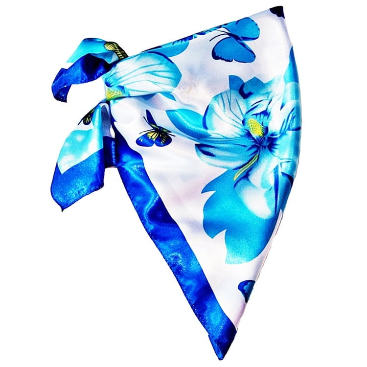 Pañuelo Bandana Mariposas Azul