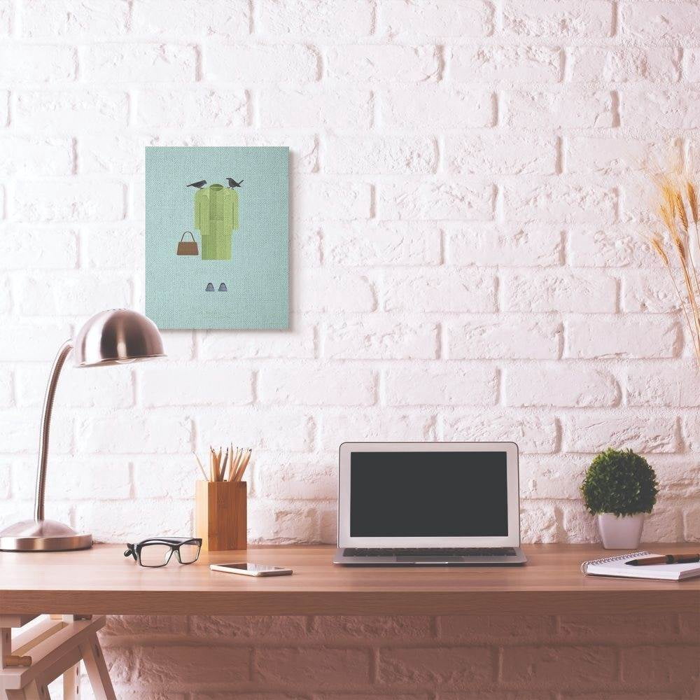 Stupell Industries The Birds Famous People Characters Fashion Design Canvas Wall Art by Fred Birchal