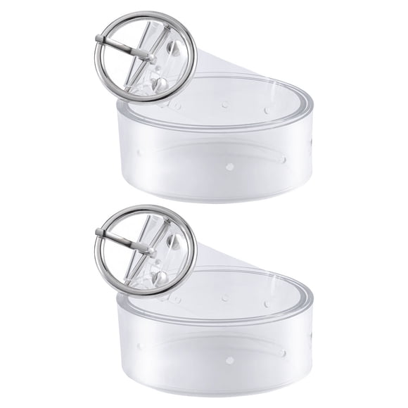 2pcs Wide Transparent Clear Waist Belt with Metal Buckle Women PVC Belt Girl Clear Belt