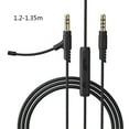 thumbnail image 4 of Oasiva Noise Cancelling Headphones Cable Convenient Audio Control Gaming Headset Cable, 4 of 11