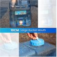thumbnail image 2 of 10-22l Water Container With Tap, Portable Plastic Water Bucket With Tap, Easy Clean Bpa-free Drink Water Carrier, For Camping, 2 of 5