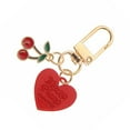 thumbnail image 3 of Milue Metal Keychain Anti Rust Durable Cherry Heart Shape Cartoon Bag Pendant for Key, 3 of 9