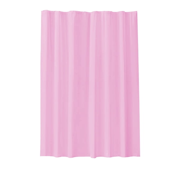 Oioii 70.87x70.87in Shower Stall Curtain Or Liner, Flexible Sturdy Plastic Bath Curtain, Water Repellent & Splash Proof, Ideal for Bathroom Hotel Home Shower Room Decoration and Protection,Pink
