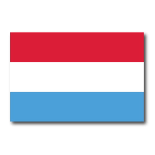 Luxembourg Flag Car Magnet Decal 4 x 6 Heavy Duty for Car Truck SUV 