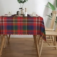 thumbnail image 3 of Rectangle Table Cloth, Macpherson Clan Tartan Plaid Resistant Washable Tablecloth Decorative Table Cover for Dining, Indoor and Outdoor, 3 of 6