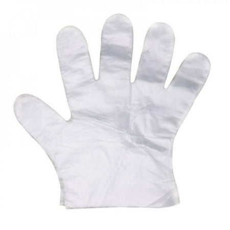 

Final Clear Out! 100 PCS/Set One-off Disposable Plastic Gloves Eco-friendly Disposable Gloves