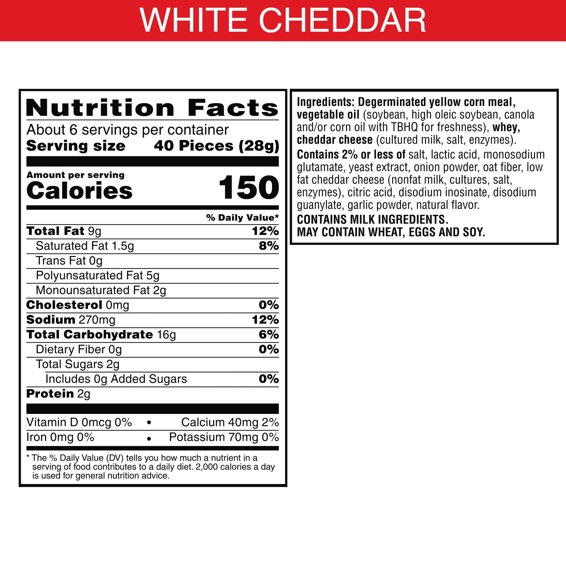 Cheez-It Puff'd White Cheddar Cheesy Baked Snacks, Puffed Snack Crackers, 5.75 oz