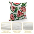 thumbnail image 4 of Creowell Strawberry and Watermelon Throw Pillow Covers  Summer Fruits Farmhouse Decorative Pillow Cases Cushion Covers for Sofa Couch Car Bedroom Home Decor …, 4 of 5