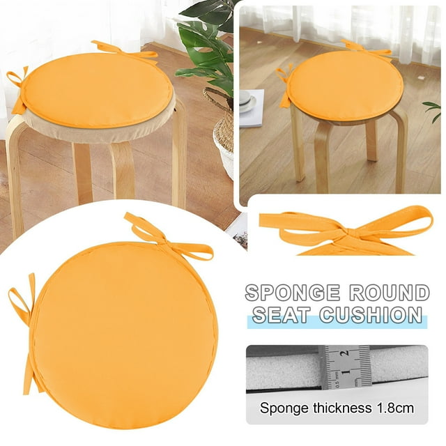 Coussins Ronds pour Chaise de Jardin, Coussin de Siège pour Environnements Extérieurs et de Salle à Manger