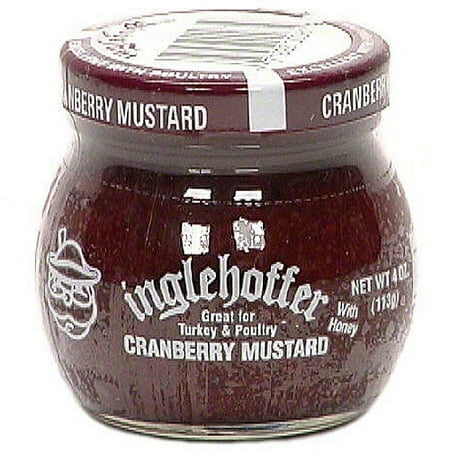 Inglehoffer Cranberry Mustard with Honey, 4 oz (Pack of 12)